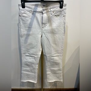 PAIGE Cropped White Women's Jeans